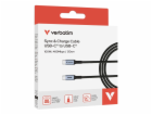 Verbatim USB-C->C kabel Sync & Charge 100W černý