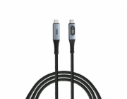Verbatim USB-C->C kabel Sync & Charge s ukazatelem napájení 100W černý