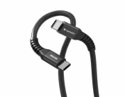 Verbatim USB-C->C magnetický kabel Sync & Charge 60W černý
