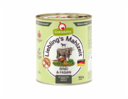 GRANATAPET Liebling s Mahlzeit Beef and pheasant - vlhké krmivo pro psy - 800g