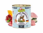 GRANATAPET Liebling s Mahlzeit Veal and coney - vlhké krmivo pro psy - 800g