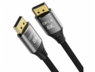 PremiumCord DisplayPort 1.4 8K prípojný kábel, kovové a p...