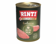 RINTI Singlefleisch Exclusive Turkey - vlhké krmivo pro psy - 400g