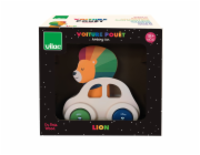 Vilac Dřevěné autíčko s klaksonem Lev