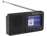 Soundmaster DAB175SW rádio/ DAB+/ FM/ LCD/ Budík/ Hodiny/ Černé