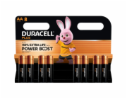 1x8 Duracell Plus Power Boost Mignon MN1500 AA LR6 1,5V
