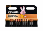 1x10 Duracell Plus Power Boost Micro MN2400 AAA LR03 1,5V