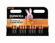 1x10 Duracell Plus Power Boost Micro MN2400 AAA LR03 1,5V