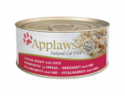 APPLAWS Natural Cat Food Chicken breast with duck - mokré krmivo pro kočky - 70g