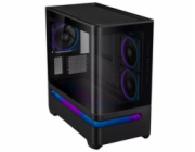 ASUS Case AP202 PRIME CASE, mATX, Průhledná bočnice, 3x 120mm ARGB Fan, černá