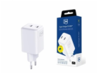 3mk síťová nabíječka - Hyper Charger PD 45W, bílá