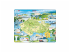 Larsen Vzdělávací puzzle Česká republika Památky 78 dílků