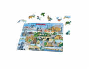 Larsen Vzdělávací puzzle Praha Památky 66 dílků