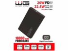 WG - Power Bank 10000 mAh,  USB-C PD 20W + USB-A 22.5W, č...