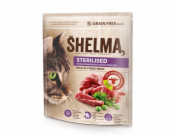 SHELMA Sterilised Beef - suché krmivo pro kočky - 8kg