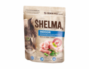 SHELMA Indoor Rich in turkey - suché krmivo pro kočky - 750g