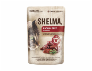SHELMA with salmon, cod, chicken and beef in sauce - mokré krmivo pro kočky - 12x85g