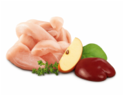 SHELMA Chicken and liver pate - mokré krmivo pro kočky - 100g