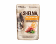 SHELMA Rich in chicken, turkey, beef and duck - mokré krmivo pro kočky - 4x85g