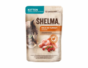 SHELMA Kitten with salmon and turkey in sauce - mokré krmivo pro kočky - 4x85g