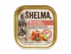 SHELMA Salmon and trout pate - mokré krmivo pro kočky - 100g