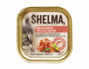 SHELMA Salmon and trout pate - mokré krmivo pro kočky - 100g