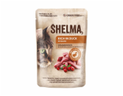 SHELMA Rich in duck in sauce - mokré krmivo pro kočky - 85g