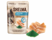 SHELMA with cod in sauce - mokré krmivo pro kočky - 85g