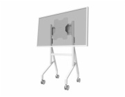 Neomounts Move Go Flip FL50-515WH1 - Vozík - pro plochý panel - ocel - bílá - velikost obrazovky: 55"-65" - montážní rozhraní: 400 x 400 mm