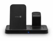 CONNECT IT MultiCharge 3v1 bezdrátová Qi nabíječka pro SAMSUNG, ČERNÁ