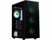 BitFenix skříň Proton / ATX / 4x 120 mms FRGB fan / USB 3.0 / 2x USB 2.0 / tvrzené sklo / černá