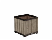 Zahradní květináč KETER 262635 jasanové dřevo