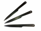 KAL22-CZ Nože na házení 3 ks Černé