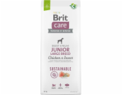BRIT Care Dog Sustainable Junior Large Breed Chicken & Insect - suché krmivo pro psy - 12 kg
