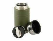 M-Tac UN-R02-750A Termoska na jídlo se skládací lžící z nerezové oceli 750 ml Olivová