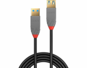 LINDY USB kabel USB 3.2 Gen1 (USB 3.0 / USB 3.1 Gen1) USB-A zástrčka, USB-A zásuvka 2.00 m černá 36762