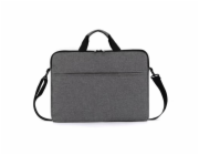 DeTech Brašna pro notebook Future Bag LP-09, 15.6", šedá Praktická stylová brašna s mnoha přihrádkami pro uložení dalšího příslušenství
