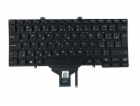 DeTech Klávesnice pro notebook Dell 7400, CZ Náhradní klá...