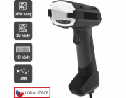 VIRTUOS - DPM CCD 2D čtečka Virtuos HT-880DPM, USB, tmavě šedá