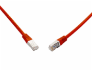 SOLARIX 10G patchkabel CAT6A SFTP LSOH 1m,červený