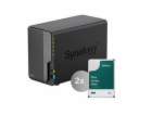 Synology DiskStation DS225+, 2-bay NAS, včetně 2ks HDD 4T...