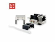 LYNX keystone STP Cat5e, 90 stp., stříbrný