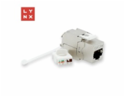 LYNX keystone STP Cat5e, samozařezávací, stříbrný