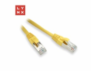 LYNX FTP patch kabel Cat5e PVC, CCA, 7m, žlutý
