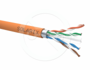 Instalační kabel Solarix CAT6A UTP LSOHFR B2ca-s1,d1,a1 500m SXKD-6A-UTP-LSOHFR-B2ca