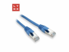 LYNX FTP patch kabel Cat5e PVC, CCA, 20m, modrý
