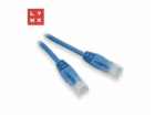 LYNX UTP patch kabel Cat5e, PVC, CCA, 0,3m, modrý (balení...