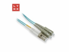 LYNX duplexní patch kabel MM, OM3, LC/SC, 50/125µm, 0,5m