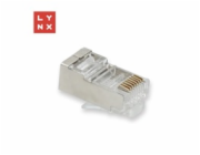 LYNX konektor STP Cat6a, 50µ, 100ks