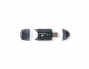Nedis CRDRU2110BK - Čtečka Paměťových Karet | Duální čtečka karet USB-C™ / USB-A (USB2.0)